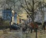 Peter Brown PNEAC, ROI, PS - Winter Morning from Chalcot Square, Primrose Hill